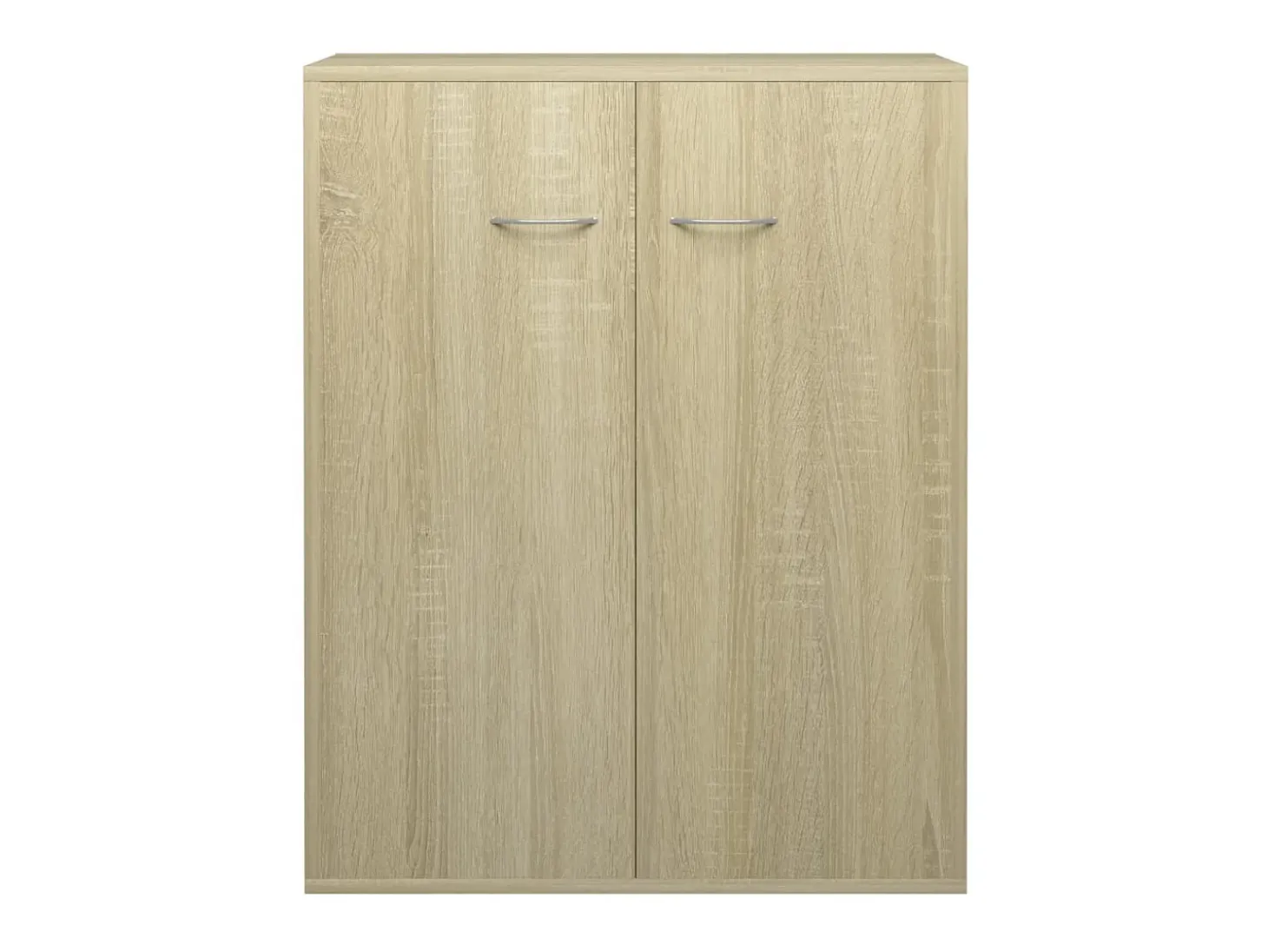 Aparador de madera contrachapada color roble Sonoma 60x30x75 cm ES34214