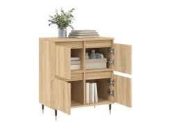 Aparador de madera contrachapada roble Sonoma 60x35x70 cm ES47847