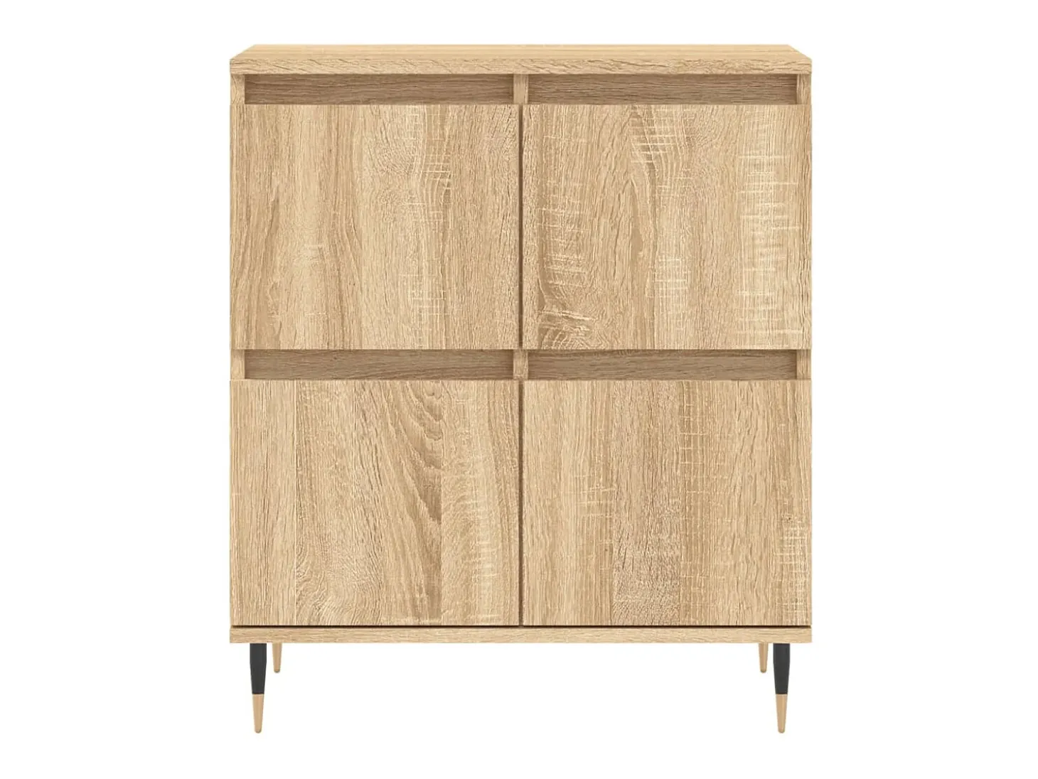 Aparador de madera contrachapada roble Sonoma 60x35x70 cm ES47847