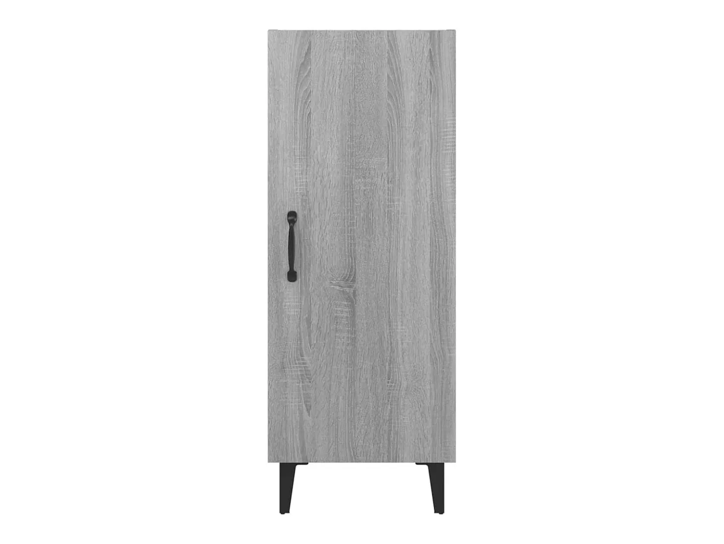 Aparador de madera contrachapada gris Sonoma 34,5x34x90 cm