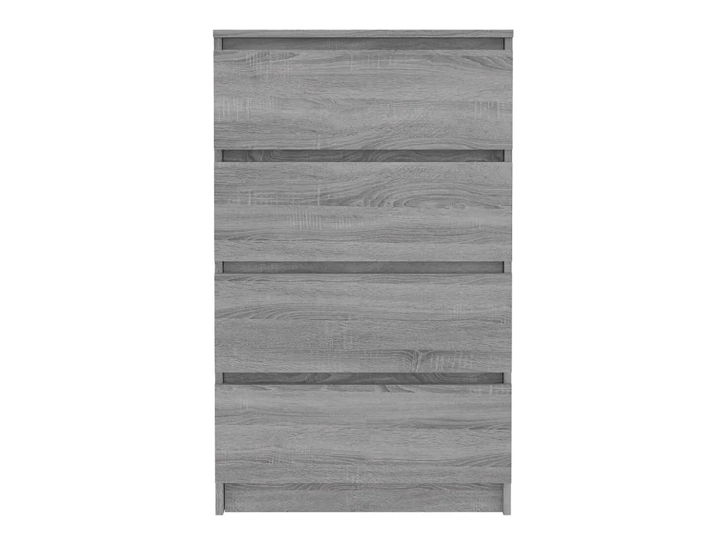 Aparador de madera contrachapada Sonoma gris 60x35x98,5 cm ES827934