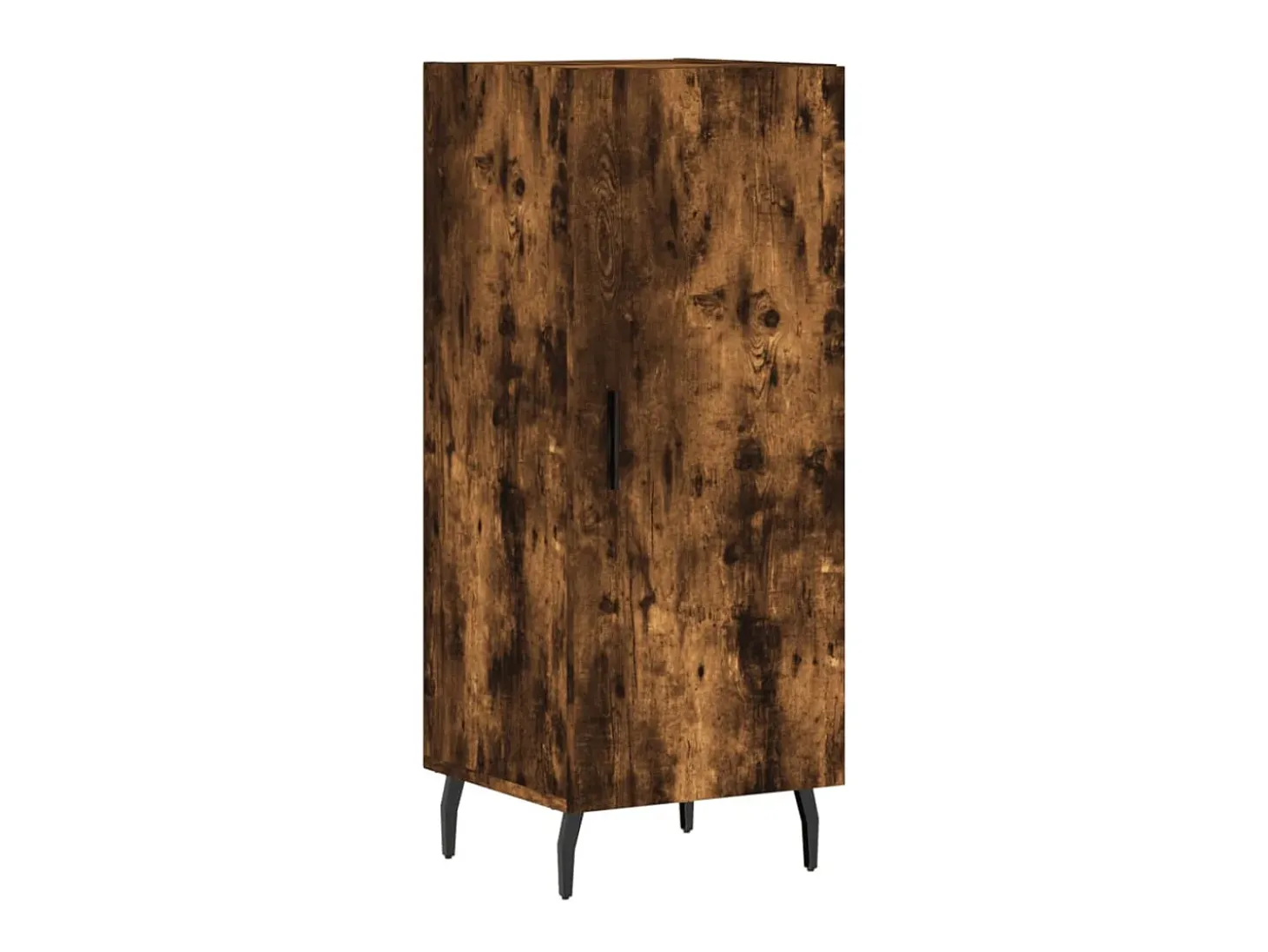 Aparador de madera contrachapada roble ahumado 34,5x34x180 cm ES71945