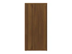 Aparador de madera contrachapada marrón roble 40x33x70 cm ES40282