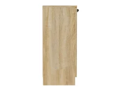 Aparador de madera contrachapada roble Sonoma 60x30x70 cm ES91903