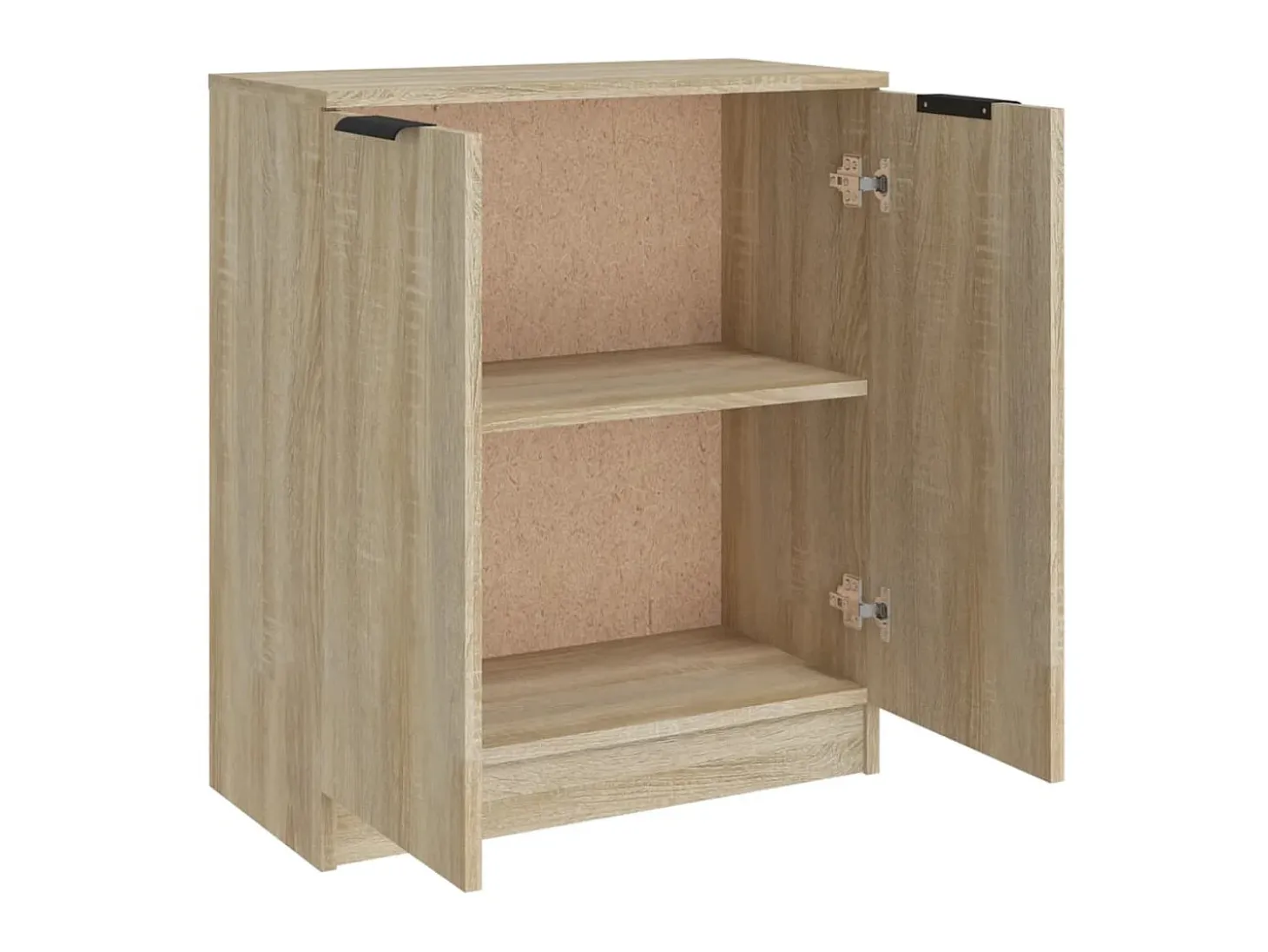 Aparador de madera contrachapada roble Sonoma 60x30x70 cm ES91903
