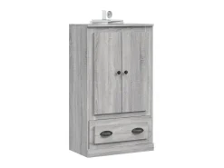 Aparador de madera contrachapada gris Sonoma 60x35,5x103,5 cm ES45892
