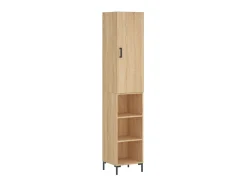 Aparador de madera contrachapada roble Sonoma 34,5x34x180 cm ES54872