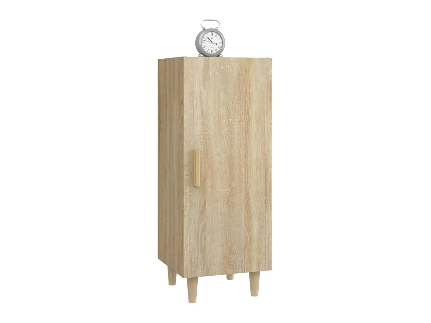 Aparador de madera contrachapada roble Sonoma 34,5x34x90 cm ES76795