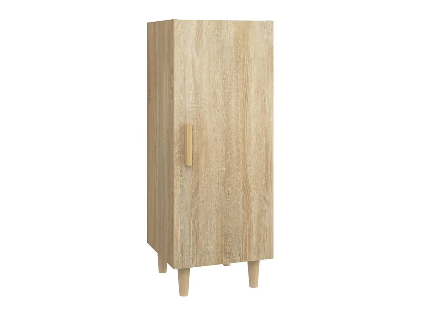 Aparador de madera contrachapada roble Sonoma 34,5x34x90 cm ES76795