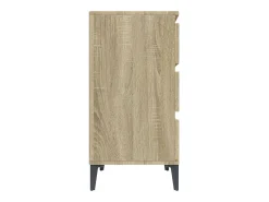 Aparador de madera contrachapada roble Sonoma 60x35x70 cm