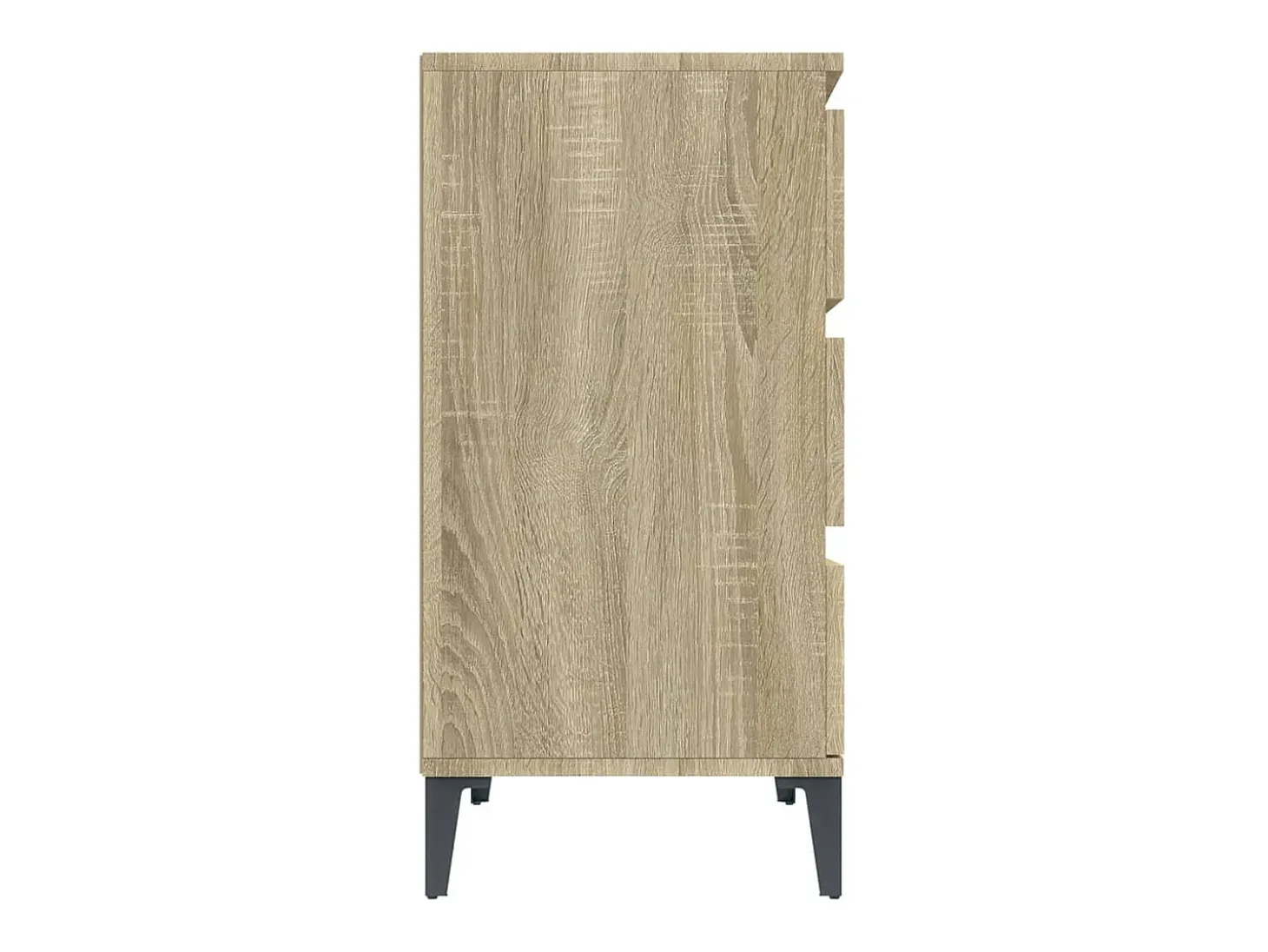 Aparador de madera contrachapada roble Sonoma 60x35x70 cm