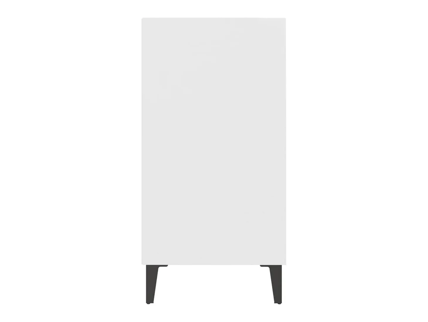 Aparador de madera contrachapada blanco 57x35x70 cm