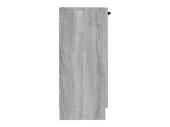 Aparador de madera contrachapada gris Sonoma 30x30x70 cm