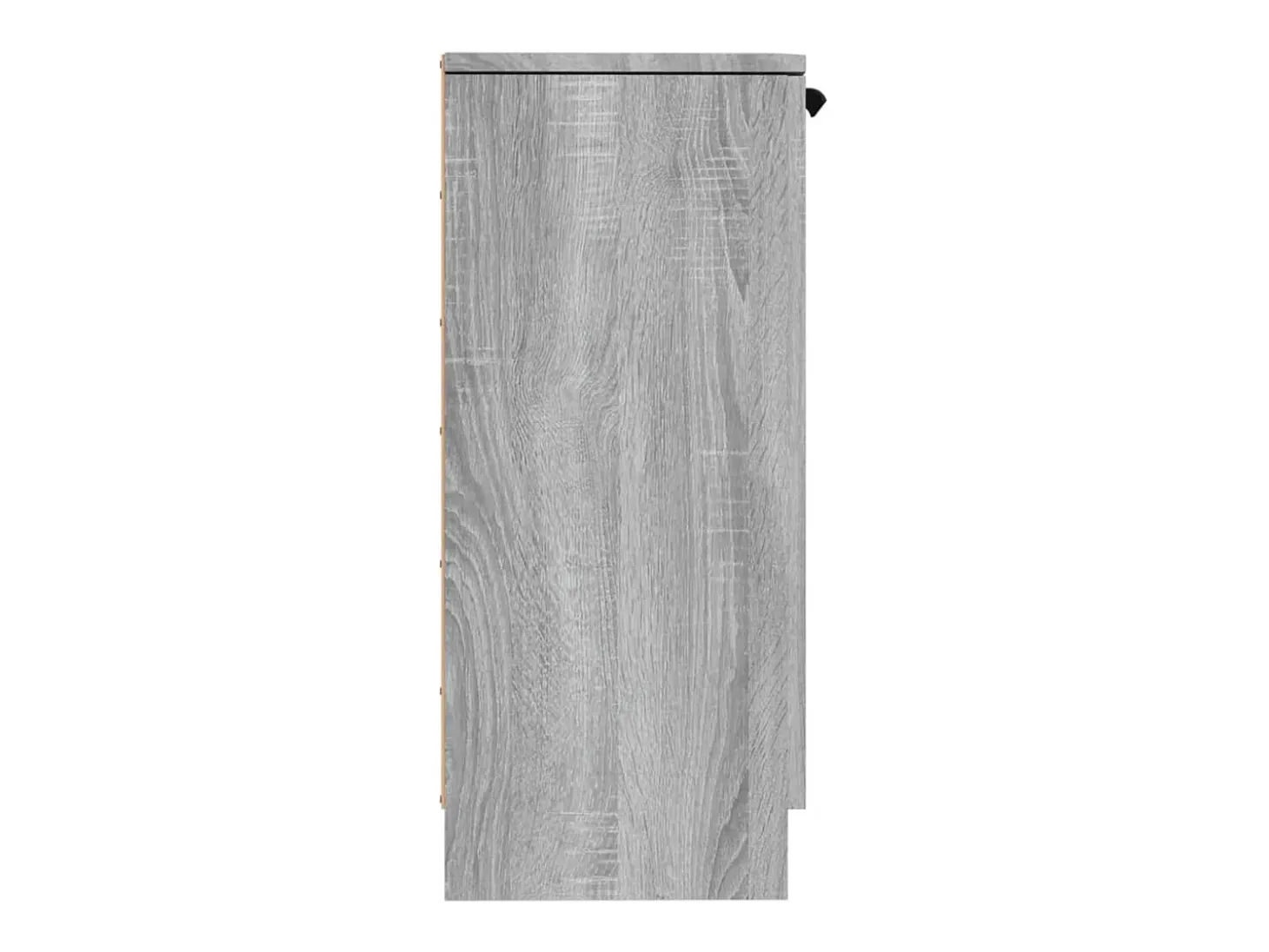 Aparador de madera contrachapada gris Sonoma 30x30x70 cm