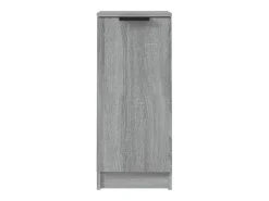 Aparador de madera contrachapada gris Sonoma 30x30x70 cm
