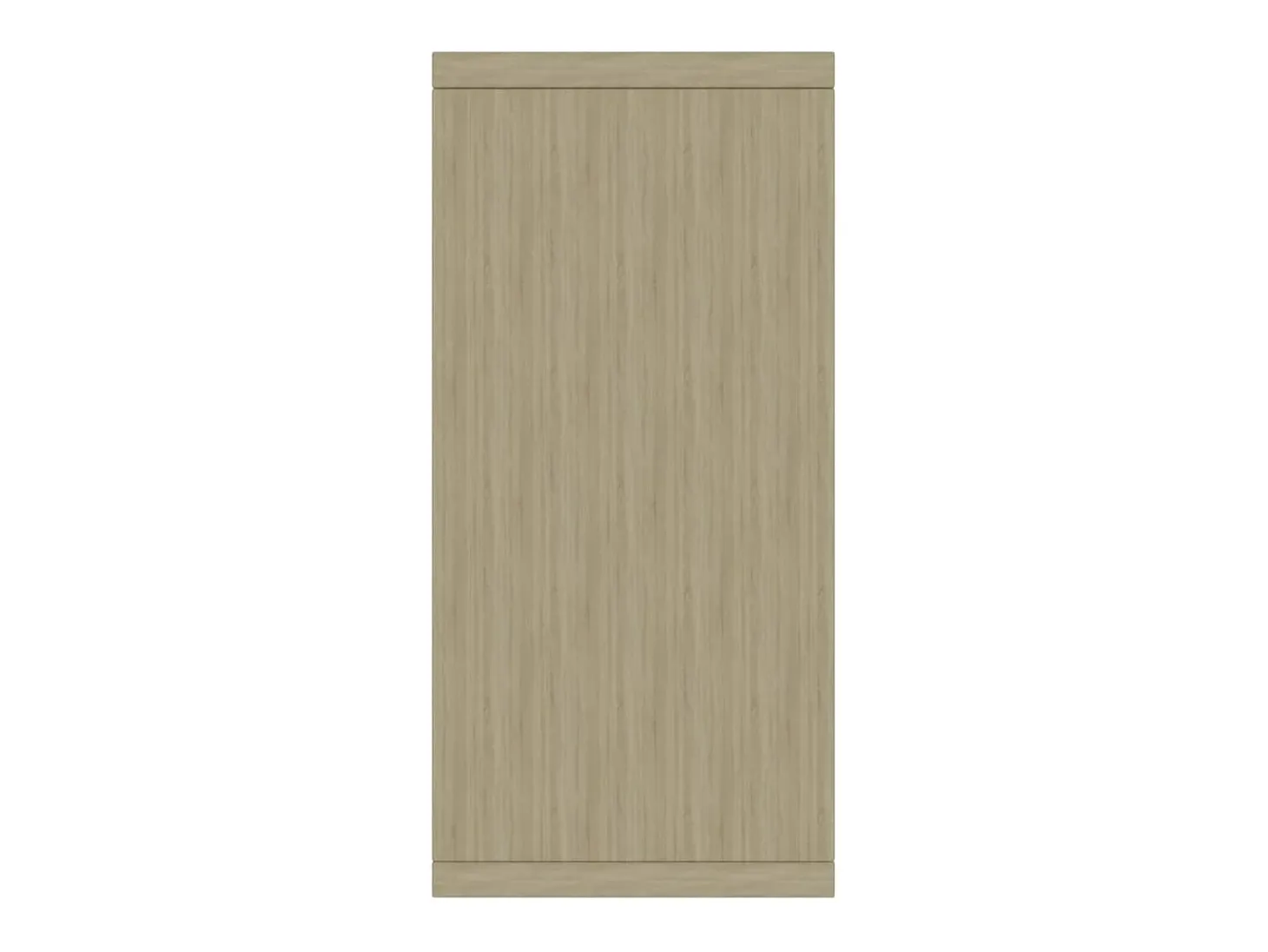 Aparador de madera contrachapada color roble Sonoma 60x30x70 cm
