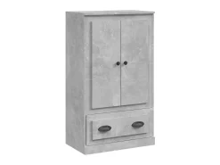 Aparador de madera contrachapada gris hormigón 60x35,5x103,5 cm ES54072