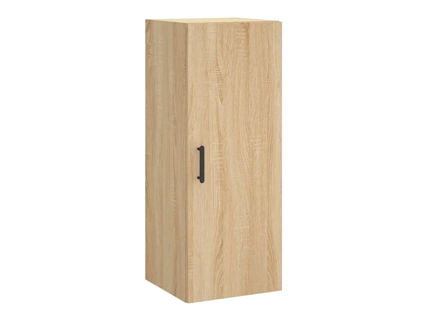 Aparador de madera contrachapada roble Sonoma 34,5x34x180 cm