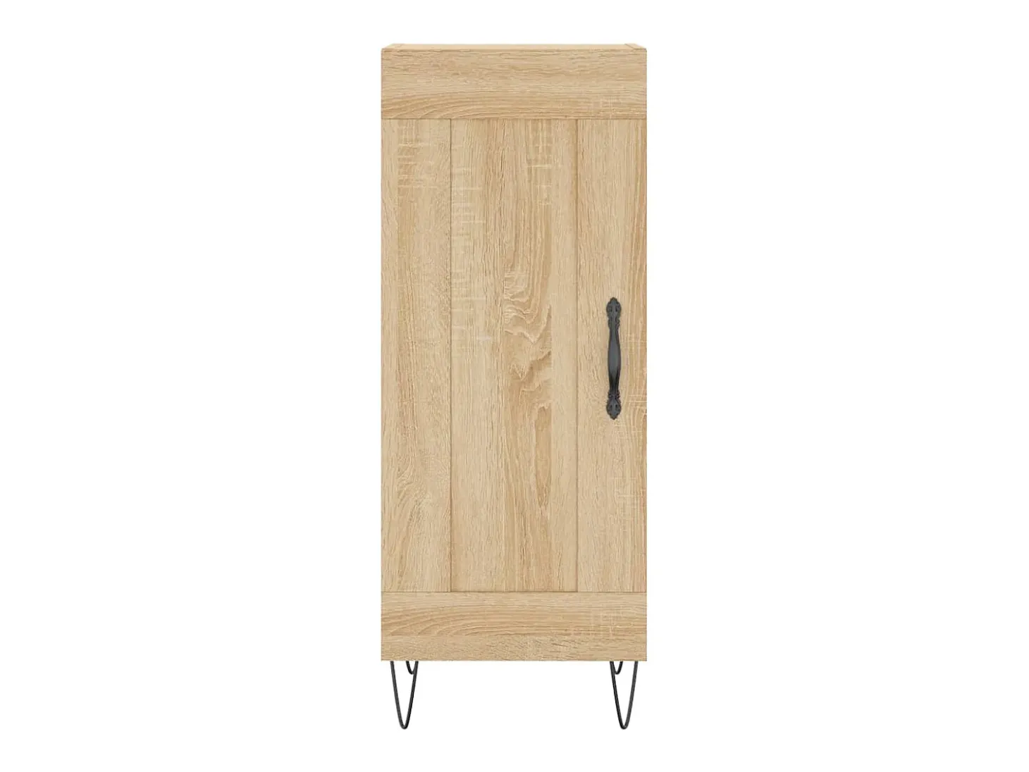 Aparador de madera contrachapada roble Sonoma 34,5x34x180 cm