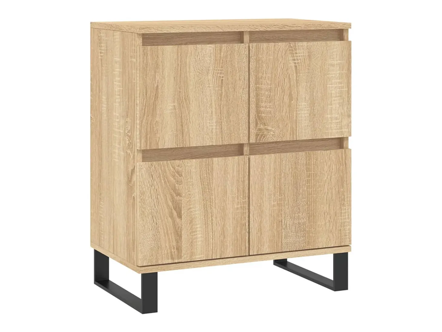 Aparador de madera contrachapada roble Sonoma 60x35x70 cm