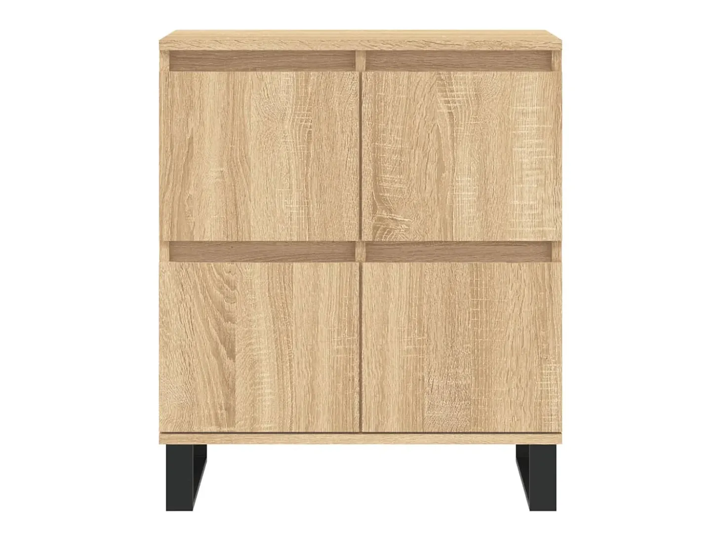 Aparador de madera contrachapada roble Sonoma 60x35x70 cm