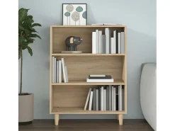 Aparador de madera contrachapada roble Sonoma 69,5x32,5x90 cm ES23817