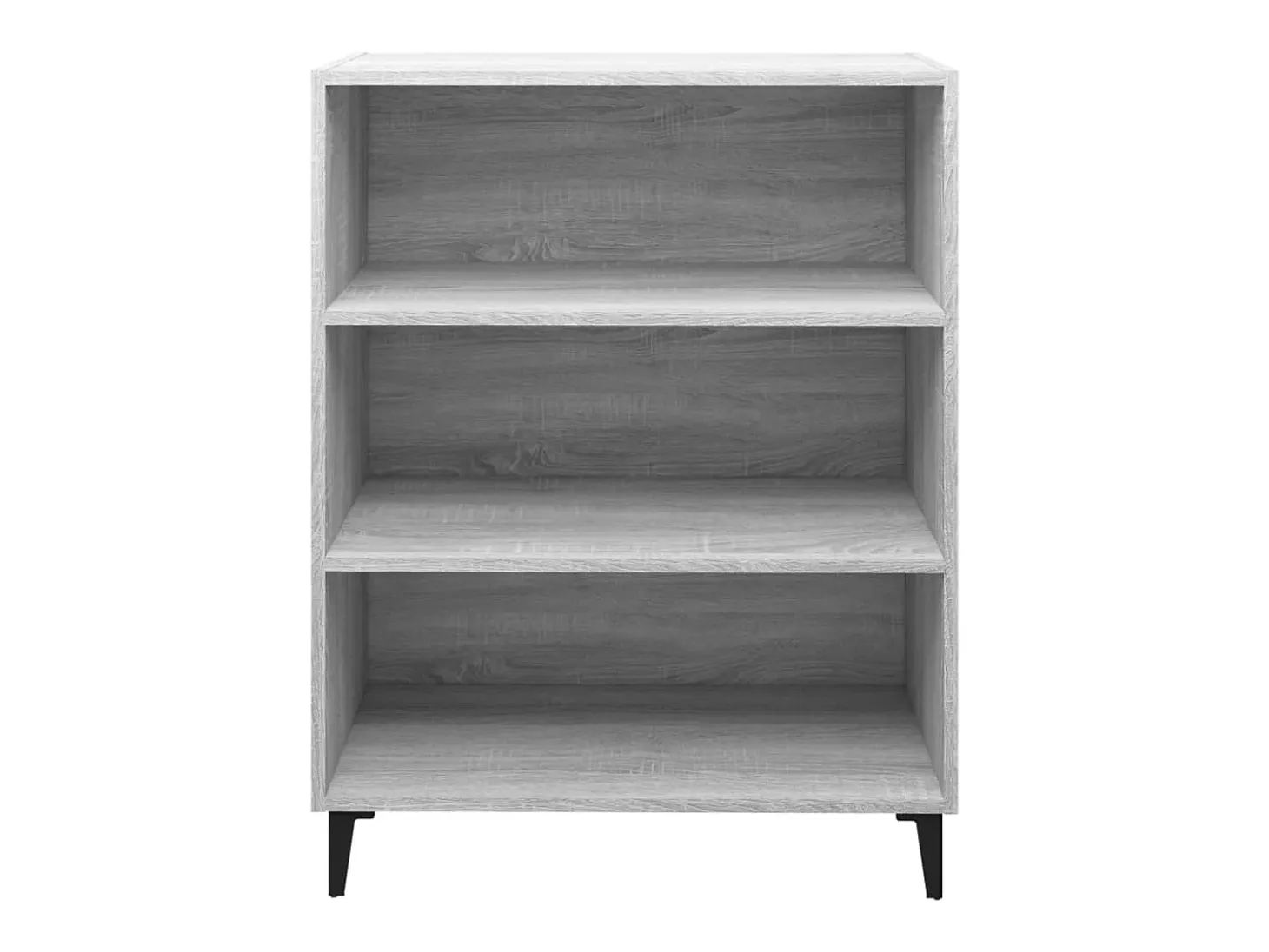 Aparador de madera contrachapada gris Sonoma 69,5x32,5x90 cm ES88374