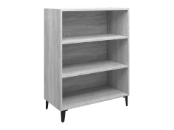 Aparador de madera contrachapada gris Sonoma 69,5x32,5x90 cm ES88374