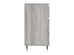 Aparador de madera contrachapada gris Sonoma 60x35x70 cm