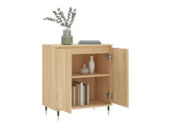 Aparador de madera contrachapada roble Sonoma 60x35x70 cm