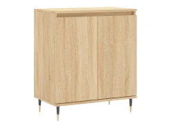 Aparador de madera contrachapada roble Sonoma 60x35x70 cm