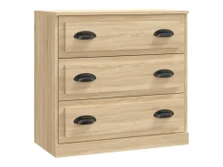 Aparador de madera contrachapada roble Sonoma 70x35,5x67,5 cm