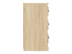 Aparador de madera contrachapada roble Sonoma 70x35,5x67,5 cm