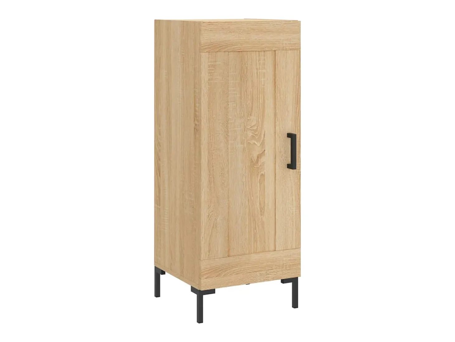 Aparador de madera contrachapada roble Sonoma 34,5x34x180 cm