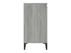 Aparador de madera contrachapada gris Sonoma 102x35x70 cm