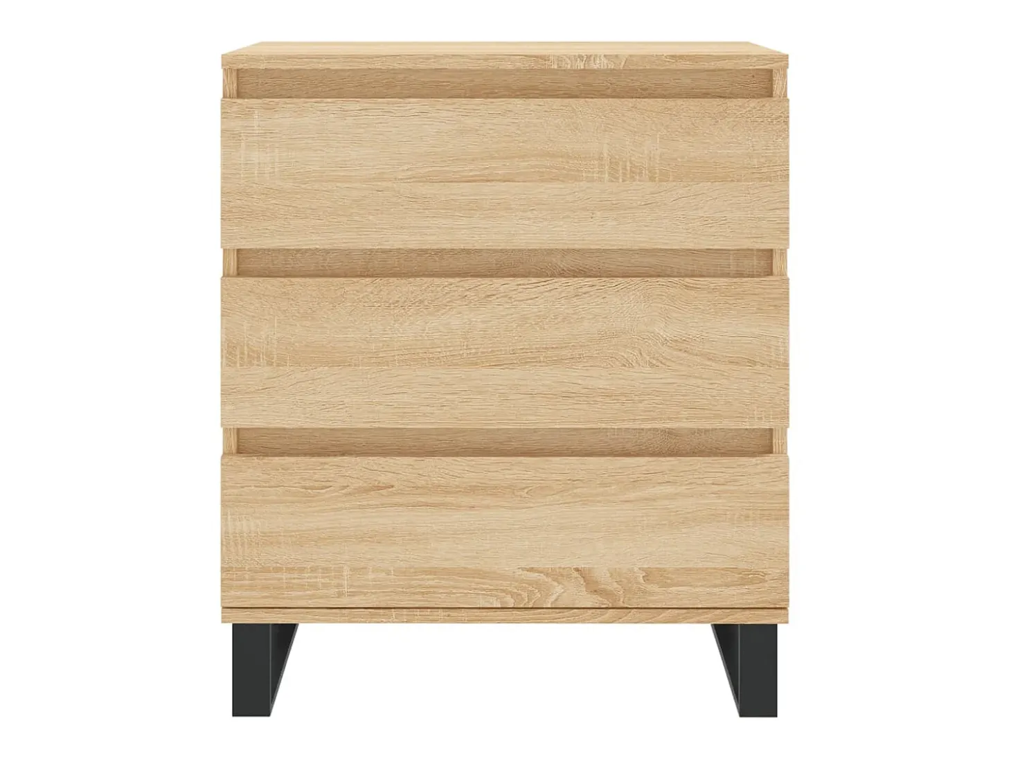 Aparador de madera contrachapada roble Sonoma 60x35x70 cm ES87812