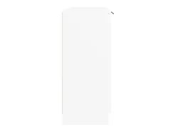 Aparador de madera contrachapada blanco 60x30x70 cm ES20188