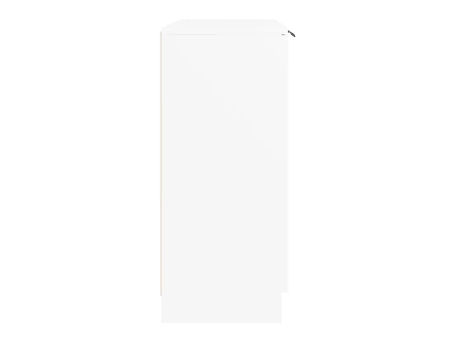 Aparador de madera contrachapada blanco 60x30x70 cm ES20188