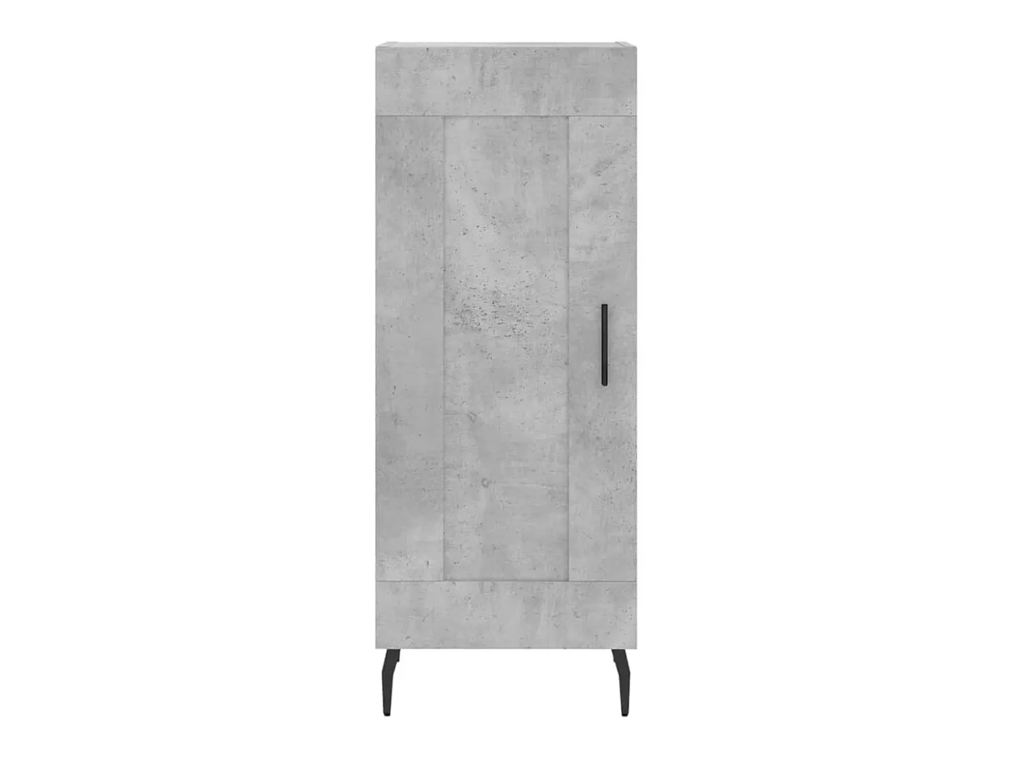 Aparador de madera contrachapada gris hormigón 34,5x34x90 cm ES11331