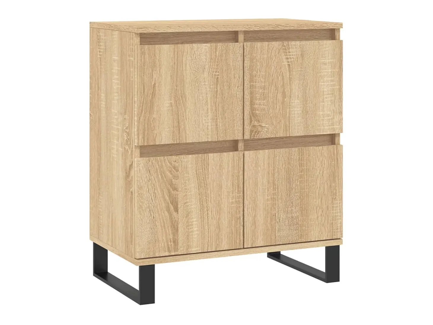 Aparador de madera contrachapada roble Sonoma 60x35x70 cm ES34910