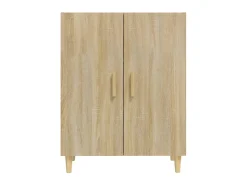 Aparador de madera contrachapada roble Sonoma 70x34x90 cm ES25040