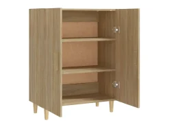 Aparador de madera contrachapada roble Sonoma 70x34x90 cm ES25040