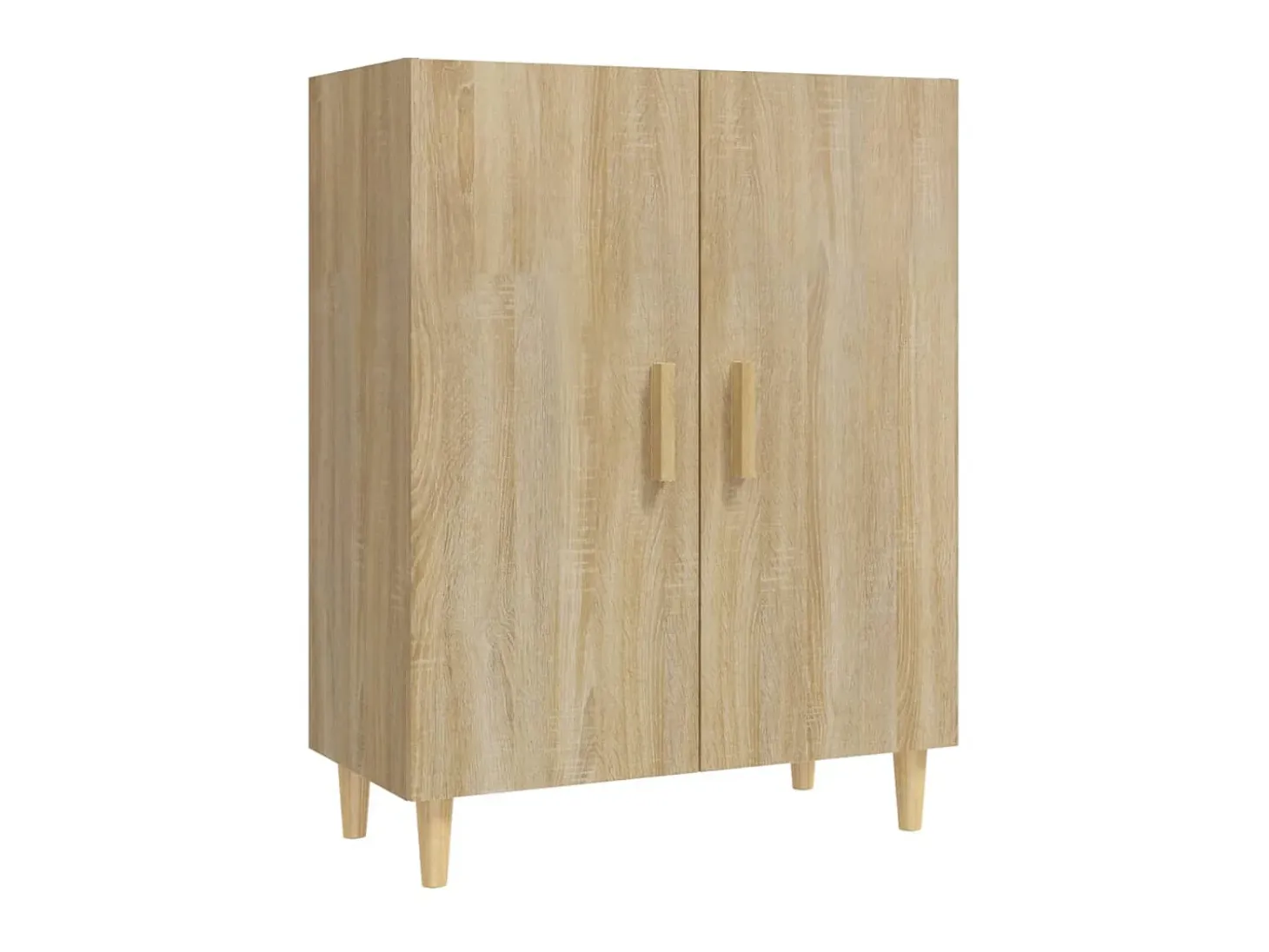 Aparador de madera contrachapada roble Sonoma 70x34x90 cm ES25040