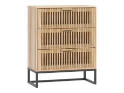 Aparador de madera contrachapada 60x30x75 cm