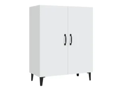 Aparador de madera contrachapada blanco 70x34x90 cm ES94327