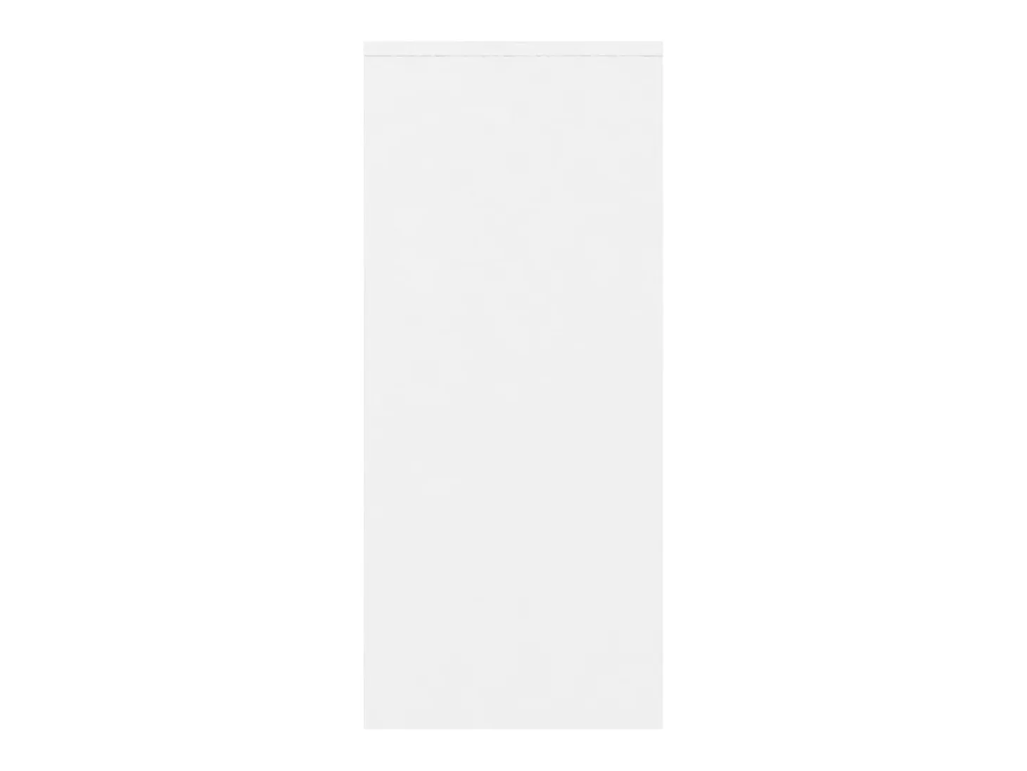 Aparador de madera contrachapada blanco 102x33x75 cm