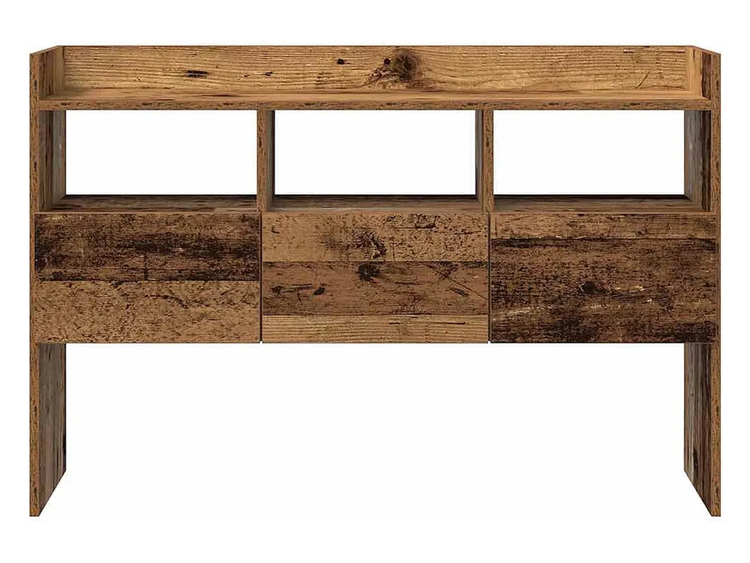 Aparador de madera contrachapada madera vieja 105x30x70 cm