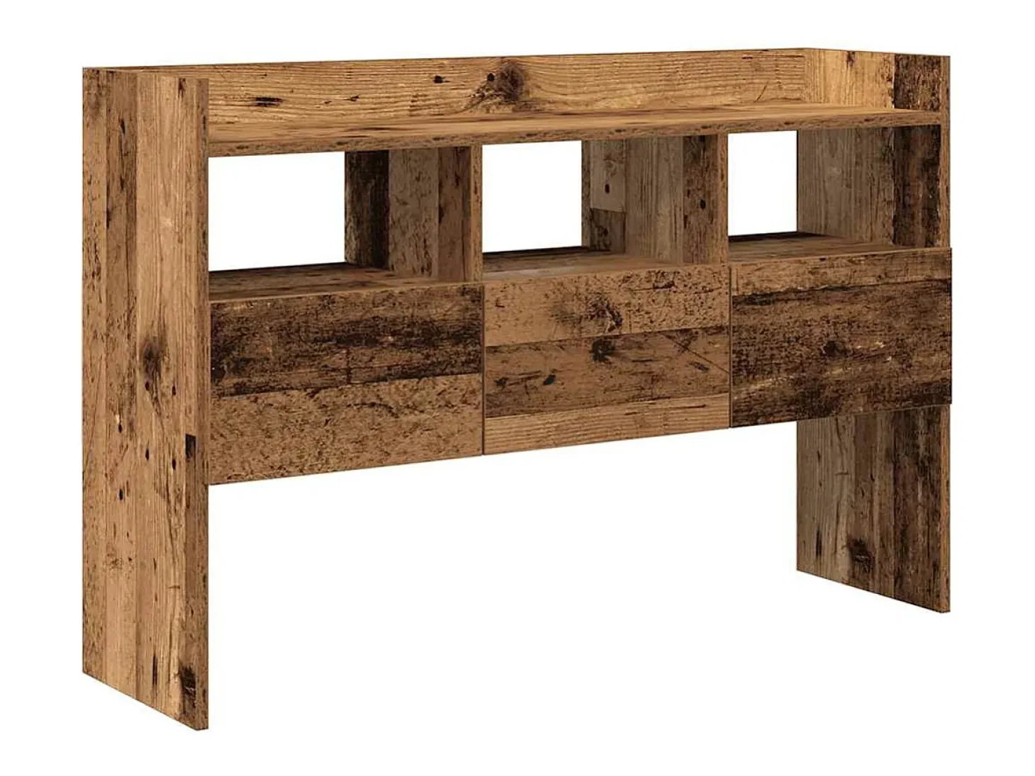 Aparador de madera contrachapada madera vieja 105x30x70 cm