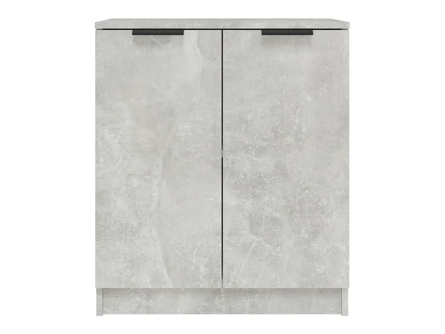 Aparador de madera contrachapada gris hormigón 60x30x70 cm