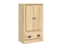 Aparador de madera contrachapada roble Sonoma 60x35,5x103,5 cm ES82819